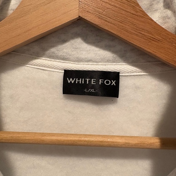 White Fox Decade Classics Varsity Zip Front Sweater Grey Marle/Dark Green (L/XL) - Picture 2 of 8